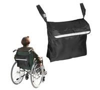 Wheelchair Bags for Back of Chair,1PCS Black Universal Wheelchair Bag,Waterproof Wheelchair Storage Bag for Most Wheelchair, Scooter, Walker, Rollator