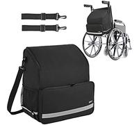 Wheelchair Bags to Hang on Back,Wheelchair Backpack Bag,Wheelchair Accessories Pouch Storage Bag with Thermal Insulation Pocket for Adults & Senior,Bag Only