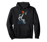 Wheelchair Basketball Astronaut There Are No Limits Pullover Hoodie