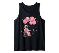 Wheelchair Basketball Astronaut There are No Limits Tank Top