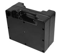 Wheelchair Battery Storage Box for 12v 12ah, Black ABS Iron Case | Compact Reinforced Connector Housing, Easy Installation, Portable Handle, for Rainy Conditions and Bumpy Roads