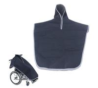 Wheelchair Blanket Poncho with Hood, Windproof and Warm, Easy to Put On, Ideal for Full Body Warmth, Perfect Winter Cover for Leg and Body Protection