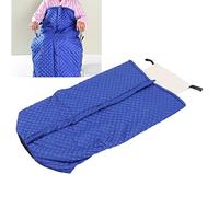 Wheelchair Blanket Thicken Half Wrapped Keep Warm Blanket Wheelchair Wrap Blanket Leg Warmer Blanket (Blue)