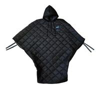 Wheelchair Blanket Warm Fleece-Lined Fabric Hooded Wheelchair Poncho Windproof & Waterproof Full Body Cover for Adults Men Women, Height Below 69inch