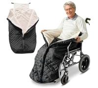 Wheelchair Blanket Warm Windproof Fleece Wheelchair Blankets for Adults Waterproof Lap Blankets for Elderly with Zipper Blanket, for Adults, Lap