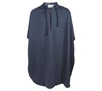 Wheelchair Blanket Winter Warm Cover for Whole Body, Cloak Windproof Cape Poncho with Hood, Fleece-Lined Travel Thermal Blanket(Blue,112 * 116cm)