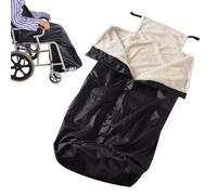 Wheelchair Blankets - Waterproof Lap Robe for Adults, Fleece Warming Throw Elderly, Waterproof Lap Blanket Wheelchair Elderly | Soft Full Coverage Blanket for Legs, Feet & Lower Body