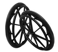 Wheelchair Caster Replacement Wheelchair Rear Wheel,20x 1 3/4 Rear Caster Wheel for Wheelchair,Universal Wheelchair Caster Assembly,Thickened Tire-Anti-Puncture(X2)