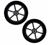 Wheelchair Caster Tyre 6inch,Wheelchair Front Wheel Caster,Solid Non-Inflatable Wheelchair Wheels Accessories,Bearing 8mm