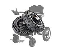 Wheelchair Caster Tyre 8 Inch Electric Wheelchair Front Wheels Casters,Honeycomb Solid Tire， Assembly,Bearing: 8mm