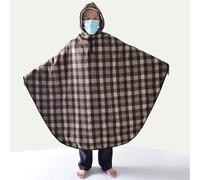 Wheelchair Cloak, Wheelchair Blanket, Warm Thickened Plush Windproof Wheelchair Blanket, with Hood Winter Poncho Lined Cape, Gifts for Homebound Seniors.