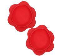 Wheelchair Clutch Cover 2pcs PVC Red Protection Lid | Easy Install and Replacement, Maintenance-friendly Design, for Wheelchair Users, Accessory Cover for Clutch