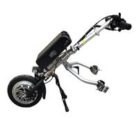 Wheelchair Conversion Kit with USB Charging & LED Lights - 3-Speed Handcycle Attachment, 65km Range, 48Ah Battery for Enhanced Mobility