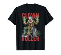 Wheelchair Costume Clown Roller Halloween Handicap Joke T-Shirt