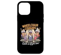 Wheelchair Cougars Cat Chaos Funny Grannies Humor Design Case for iPhone 12 mini