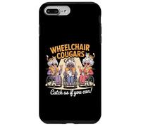 Wheelchair Cougars Cat Chaos Funny Grannies Humor Design Case for iPhone 7 Plus/8 Plus