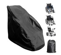 Wheelchair Cover - 210D Oxford Mobility Scooter Cover,Anti-UV Dustproof Rain Protector for Adults Elderly Transport Storage Travel