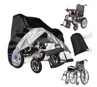 Wheelchair Cover, Electric Wheelchair Cover Waterproof, Mobility Scooter Storage Cover for Travel Power Wheelchair Dust Protective Cover with Storage Bag ((M):40"L x 27.5"W x 40"H)