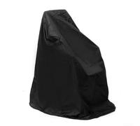 Wheelchair Cover Waterproof 210D Oxford Electric Scooter Rain Protector with Drawstring Heavy Duty Outdoor Shelter for Disabled Mobility Aid Black 115x75x130cm(115 * 75 * 130cm)