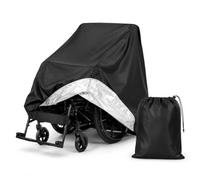 Wheelchair Cover Waterproof for Pride Mobility Jazzy Carbon/Ultra Light 2024-2023 2024 2025 2026+, 210D Oxford Electric Wheelchair Covers with Storage Bag, Indoor Outdoor Use