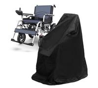 Wheelchair Cover, Wheelchair Covers Waterproof, Heavy Duty 210D Oxford Electric Wheelchair Cover, Mobility Scooter Cover with Bottom Elastic Rope, Electric Wheelchair Storage Bag for Travel Outdoor