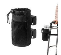 Wheelchair Cup Holder - Walker Rollator Water Bottle Bag for Mobility Scooter, Portable Cup Bracket Attachment, 1 Pc