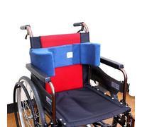 Wheelchair Cushion with Integrated Back Support - Lumbar Support Cushion for Bed - Anti-Slip Seat Cushions for Sciatica - Lateral Support for Side Guards - (Wheelchair Not Included)