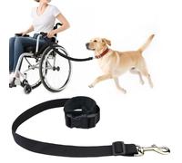 Wheelchair Dog Leash Hands-Free Adjustable Short Leash for Wheelchair Users for Small Medium Large Dogs