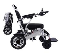 Wheelchair Electric,Foldable Lightweight Deluxe Power Mobility Aid Wheel Chair Dual 250W Motors Dual Battery Portable Electric Wheelchair