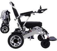 Wheelchair Electric,Foldable Lightweight Deluxe Power Mobility Aid Wheel Chair Dual 250W Motors Dual Battery Portable Electric Wheelchair