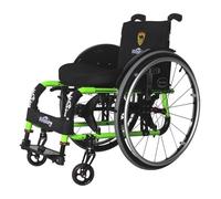 Wheelchair,Folding Wheelchair, Sports and Leisure Wheelchairs for Adults Portable Folding Sports Wheelchairs Self Propelled Wheelchair(Green,Seat Width 38cm)