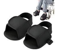 Wheelchair Foot Rest, HOVCEH 2Pack Adjustable Non-Slip Foot Support, Wheelchair Feet Straps for Keep Feet from Sliding Off, Footrest Cover for Disabled Elderly Restore Mobility Patient