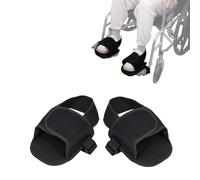 Wheelchair Footrest Support Straps - Universal Adjustable Hook and Loop Fasteners, Non-Slip Safety Bands，Breathable, Secure Positioning for Elderly