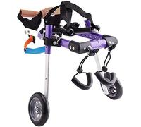 Wheelchair For Dogs, Dog Carts For Back Legs Hind Legs Rehabilitation, Wheel Chair For disabled dog Hind Legs Small Dog Cat/Doggie/Puppy To Walk (S)