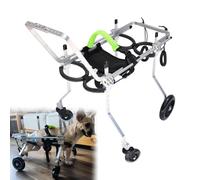 Wheelchair for Medium Dogs & Cats - Adjustable Mobility Support for Front & Hind Legs, Ideal for All Bs, Enhances Quality of Life