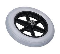 Wheelchair Front Wheel 10 Inch Walker Caster Tire Flat Free Replacement Accessory for Wheelchairs and Walkers Aluminium Alloy 12mm Bearing Hole 10x2 6001