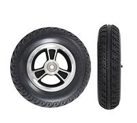 Wheelchair Front Wheels,1 Pair 7 inch Fronter Anti-Slip Solid Wheel Replacement, Hub Wide 2.2",for Many Standard Wheelchairs Replace