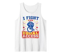 Wheelchair Handicap Disability Rights Amputee Humor Tank Top