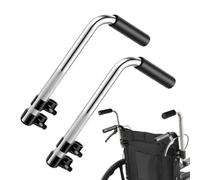 Wheelchair Handle Extenders 2 Piece Adjustable Handlebar Attachment