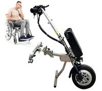 Wheelchair Head Electric Drive Head, with 12in Wheels, 48V 16Ah Lithium Battery, 3 Speeds and Double disc Brakes, for Elderly, Disabled Patient and Goods Transfer(B)