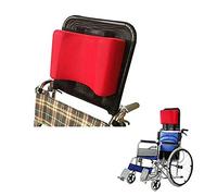 Wheelchair Headrest, Adjustable Wheelchair Head Cushion Neck Pillow Portable Wheelchair Accessories Seat Back Cushion Pillow (1.5Kg),Red