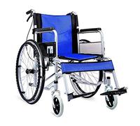 Wheelchair High-Carbon Steel, Fold Old Man Light Manual Inflatable Tire Convenient Manual Scooter,Portable