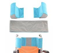 Wheelchair Lateral Support Cushions - Adjustable Foam Side Support Pads with Straps for Elderly, Disabled or Office Chairs - Prevent Body Leaning & Improve Posture - Removable & Washable Cover