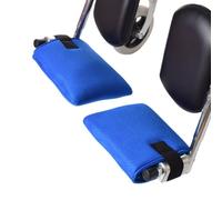 Wheelchair Leg Rest Cover - Sponge Mesh 18x20x4cm | Soft Non Slip Footrest Pad Pair | Comfortable Wheelchair Foot Support Cushion For Elderly Patients Home Hospital And Outdoor Use