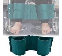 Wheelchair Leg Rest Seatbelt Wheelchair Leg Strap Seat Belt for Footrest Belt Restraints Safety Belt for Elderly Adult Harness Wheelchair Foot Rest Accessories Support Soft Restraints Bed Universal(Gr