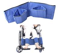 Wheelchair Leg Strap for Elderly and Disabled, Restraint Prevent Falls and Slipping Wheelchair Foot Straps, Adjustable Washable Cotton Fabric Security Belt