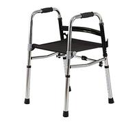 Wheelchair, Lightweight Folding Adjustable Walking aid Driving, Aluminum Alloy Elderly Walker Disabled Stroke, Hemiplegia Rehabilitation Four-Legged Cane,