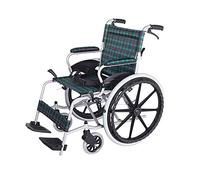 Wheelchair Manual, Sturdy Comfortable Fold Light Big Round Aluminum Alloy Disabled Seniors Scooter,Portable