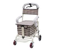 Wheelchair, Old Shopping cart, Old Man Trolley, Shopping cart, Old Man Travel, Walker, Lightweight Folding, Adjustable Driving, Health Care