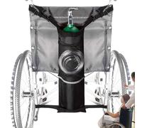 Wheelchair Oxygen Backpack - Medical Cylinder Bag, Tank Transport Package | Versatile Heavy Duty Storage Door, Oxygen Harness Compatible with Oxyge Transport